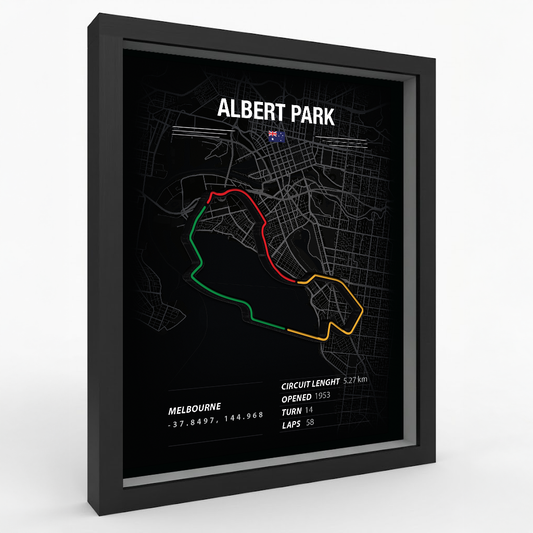 Albert Park - F1 Race Track Wall Art - Ready to Ship
