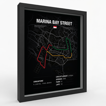 Marina Bay - Pista de corrida de Formula 1 e Sim Racing 